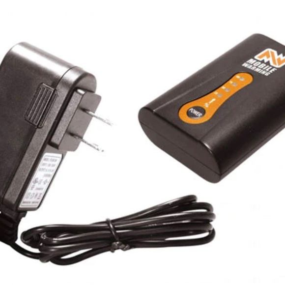 New jacket with battery mobile warming hooded heated grey gunmetal - Picture 8 of 10